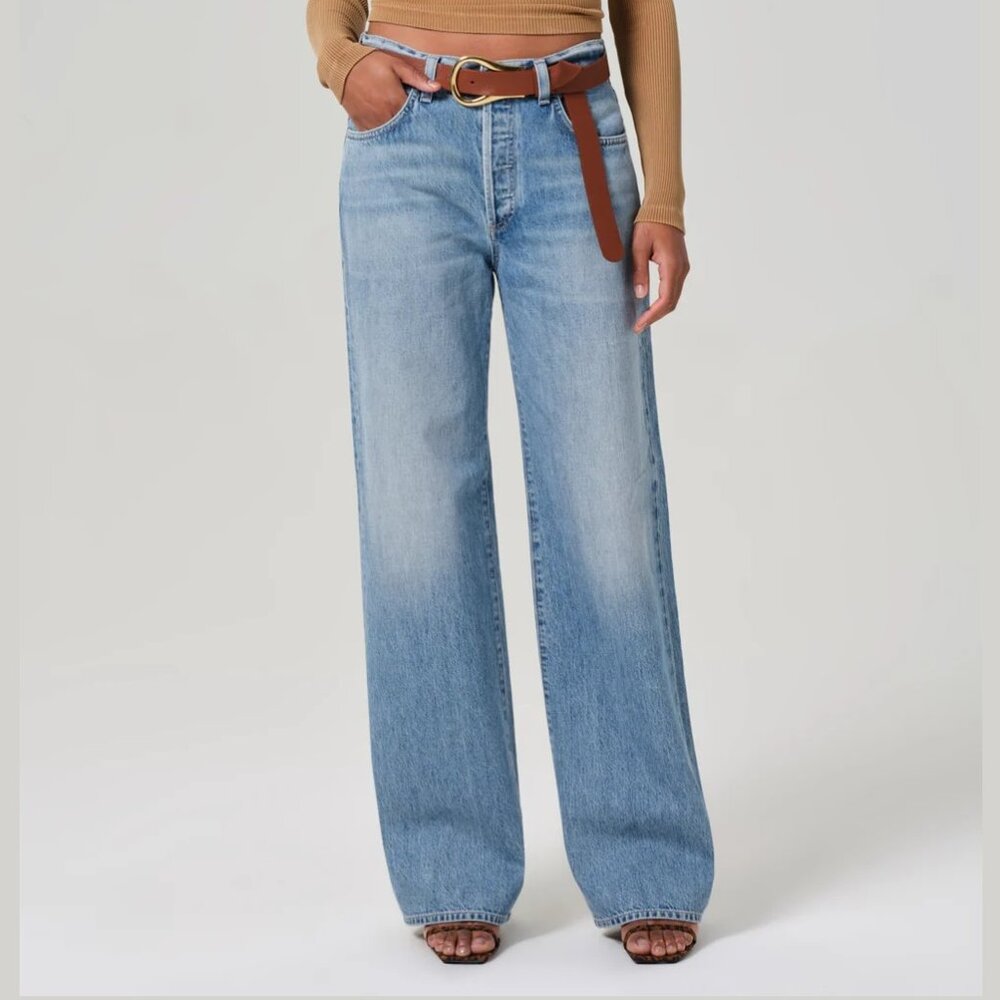 Citizens of Humanity Annina High Rise Wide Leg Trouser Jean in Meuse 26 x 33 NWT - Picture 3 of 15